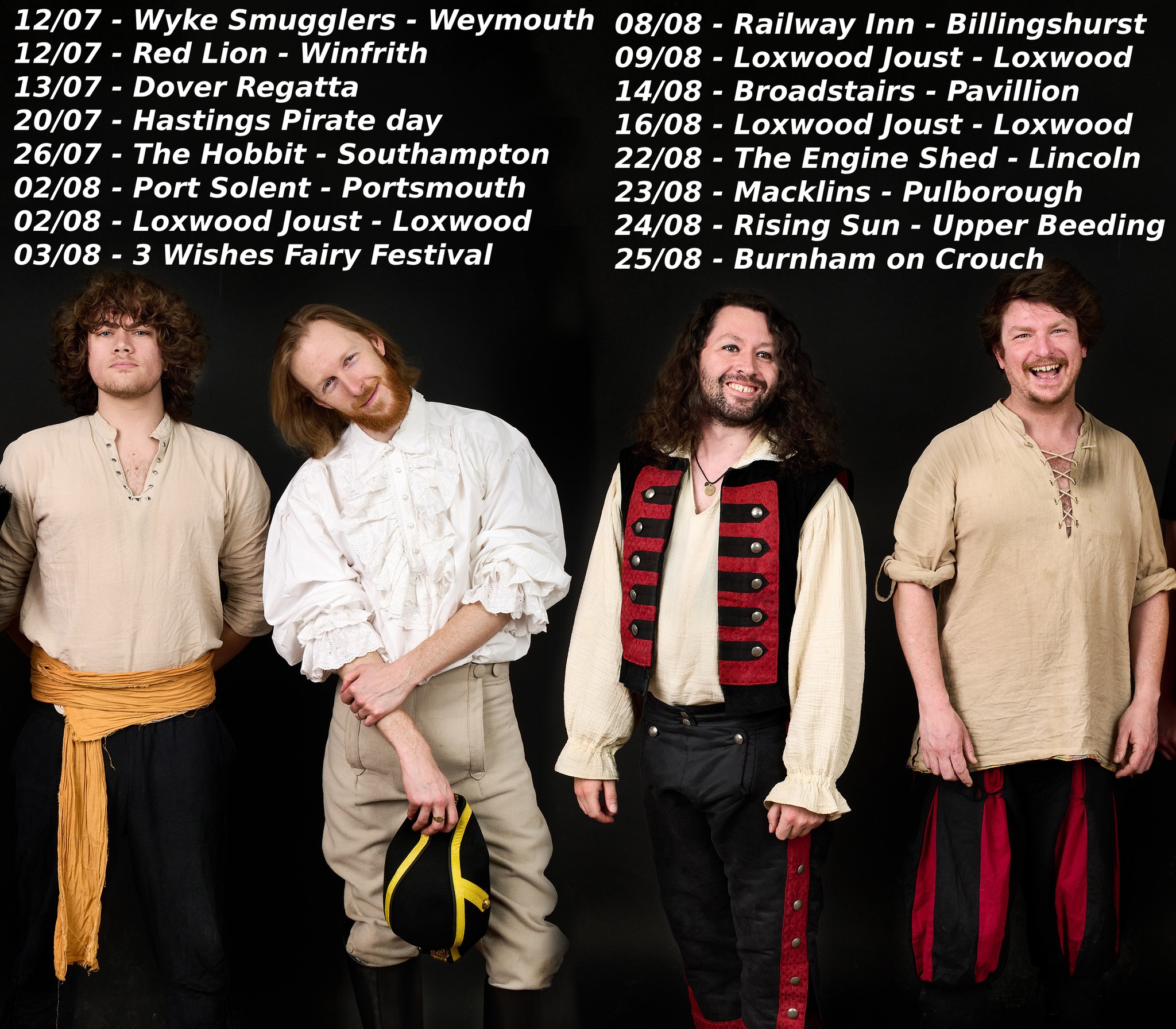 The Captain's Beard en concert