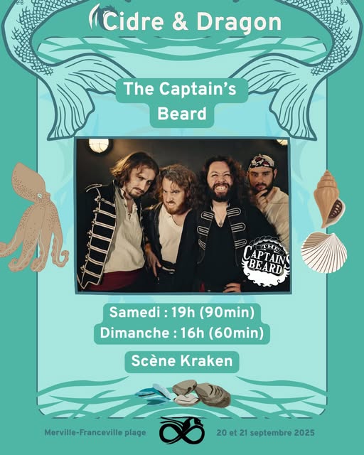 Concert The Captain's Beard au festival Cidre & Dragon 2025